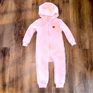 12 month Pink Winter Suit
